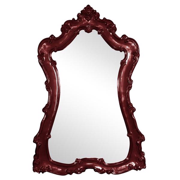 Vinyl Wall Covering Mirrors Mirrors Lorelei Mirror - Glossy Burgundy