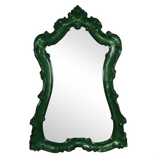  Mirrors Mirrors Lorelei Mirror - Glossy Hunter Green