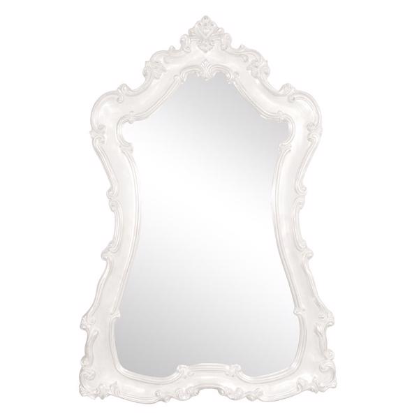 Vinyl Wall Covering Mirrors Mirrors Lorelei Mirror - Glossy White