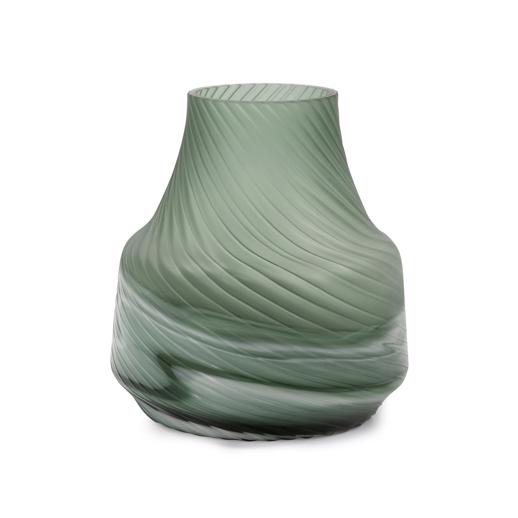  Accessories Accessories Teal Swirl Vase Small