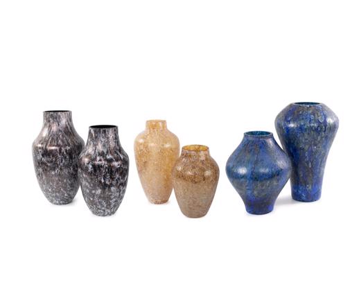  Accessories Accessories Zynsky Art Glass in Deep Mocha Brown, Short