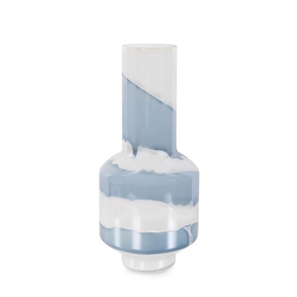 Vinyl Wall Covering Accessories Accessories Glacier Bay Layered Cylindrical Glass Bottle- Short