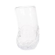 Portage Ice Clear Abstract Glass Vase- Tall