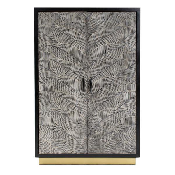 Vinyl Wall Covering Accent Furniture Accent Furniture Laminae Bar Cabinet - Tall