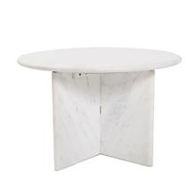 Amara White Marble Coffee Table
