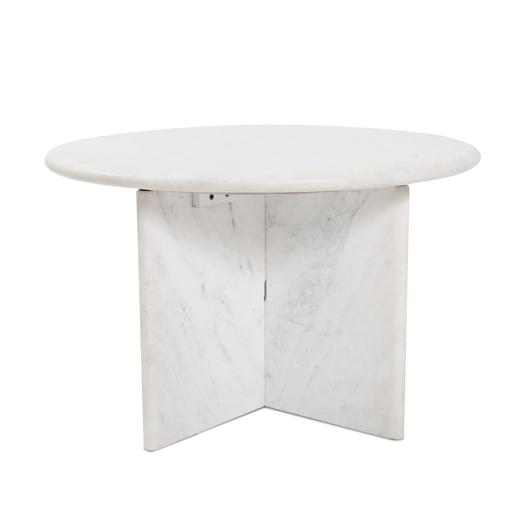  Accent Furniture Accent Furniture Amara White Marble Coffee Table