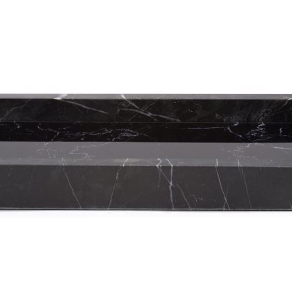 Vinyl Wall Covering Accessories Accessories Black Mirrored Marble Tray