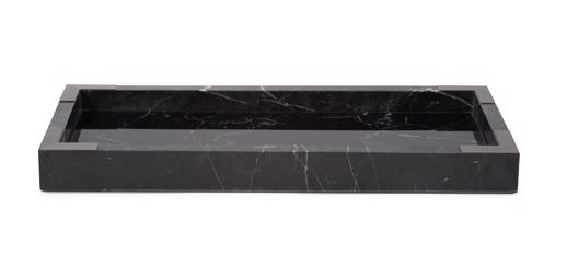  Accessories Accessories Black Mirrored Marble Tray
