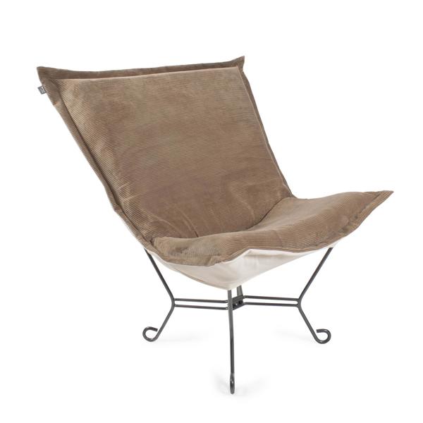 Vinyl Wall Covering Accent Furniture Accent Furniture Puff Chair Pana Sand/Natural