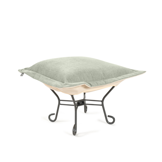  Accent Furniture Accent Furniture Komodo Sage Puff Ottoman and Frame