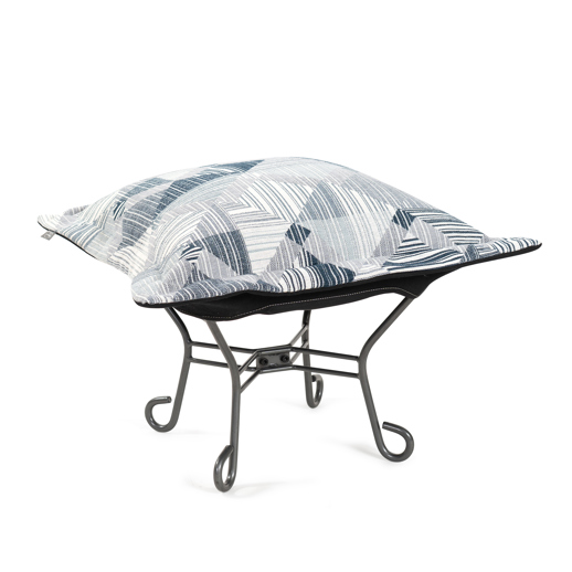  Accent Furniture Accent Furniture Puff Ottoman Complete Prisma Navy