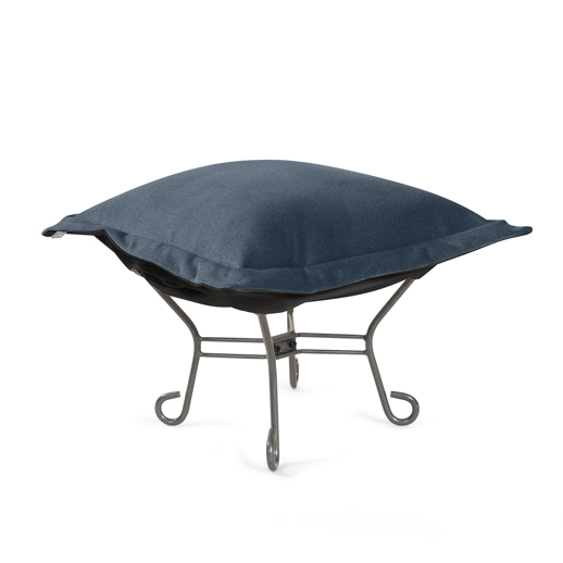  Accent Furniture Accent Furniture Puff Ottoman Complete Qivuit Blue