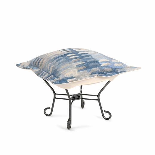  Accent Furniture Accent Furniture Puff Ottoman Complete Navajo Navy