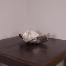 Aluminum Champagne Silver Hammered Large Bowl