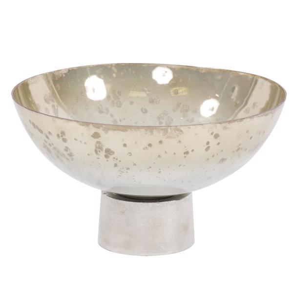 Vinyl Wall Covering Accessories Accessories Round Grotto Glass Footed Bowl