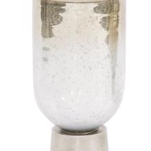Round Grotto Glass Footed Vase - Small