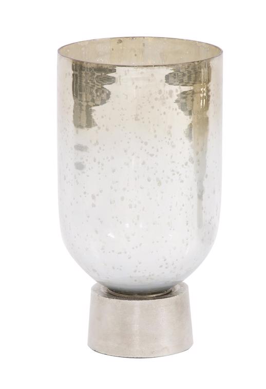 Accessories Accessories Round Grotto Glass Footed Vase - Small