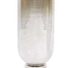 Round Grotto Glass Footed Vase - Large