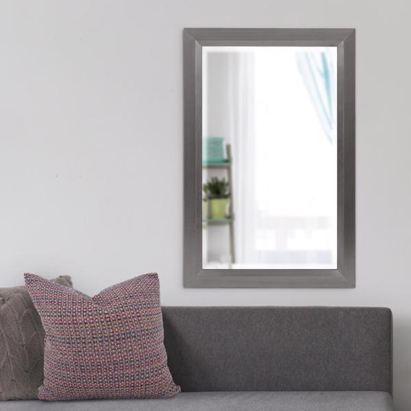 Vinyl Wall Covering Mirrors Mirrors Avery Mirror - Glossy Charcoal