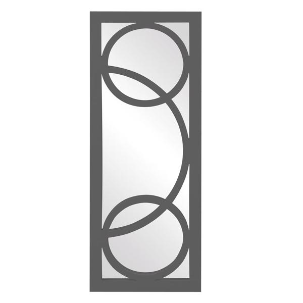 Vinyl Wall Covering Mirrors Mirrors Dynasty Mirror - Glossy Charcoal