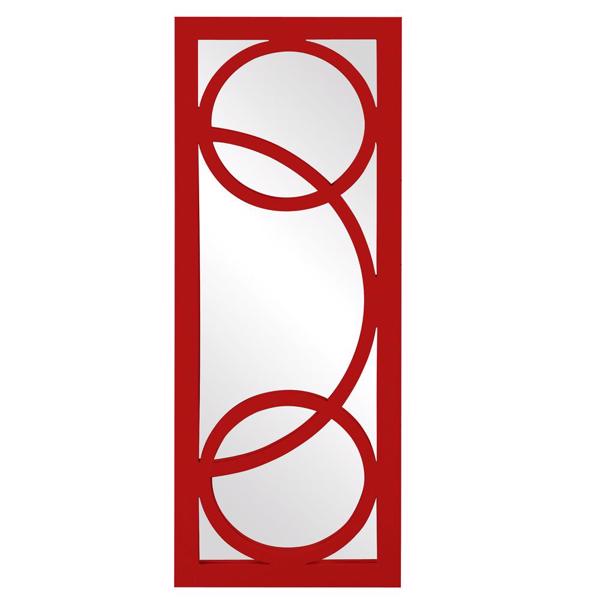 Vinyl Wall Covering Mirrors Mirrors Dynasty Mirror - Glossy Red