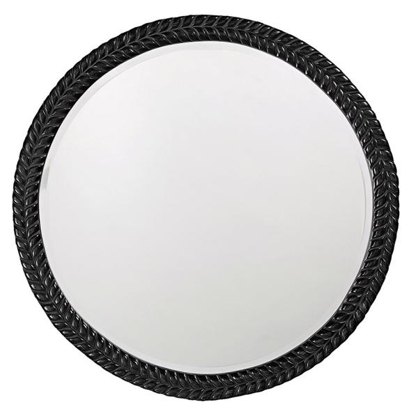 Vinyl Wall Covering Mirrors Mirrors Amelia Mirror - Glossy Black