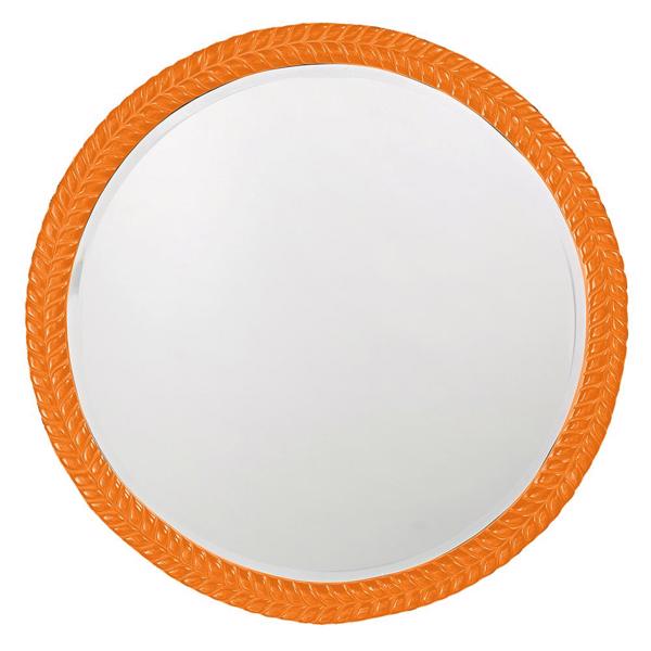 Vinyl Wall Covering Mirrors Mirrors Amelia Mirror - Glossy Orange
