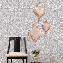 Champagne Leaf Wall Decor, Small