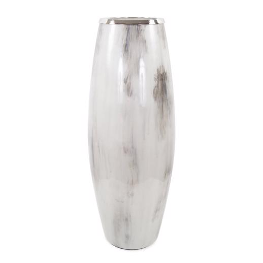  Accessories Accessories The Sivas Glass Vase with Silver Accents, Tall