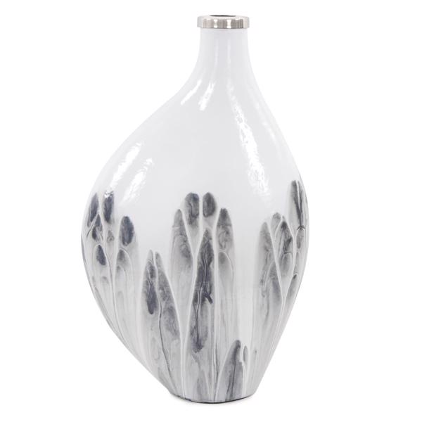 Vinyl Wall Covering Accessories Accessories Albrecht Asymmetrical Glass Vase, Short