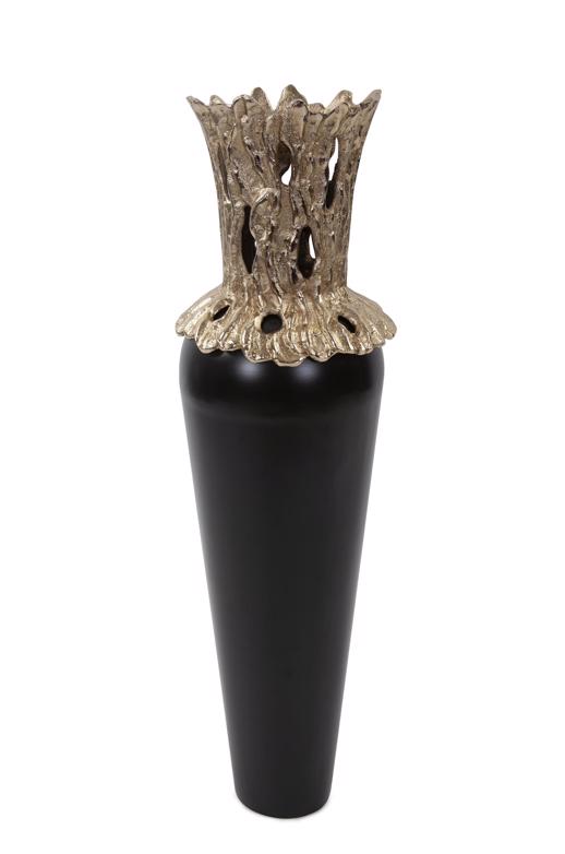  Accessories Accessories Black Zetian Vase, Short