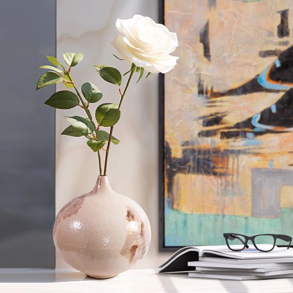 Vinyl Wall Covering Accessories Accessories Petrini Tuscan Small Round Iron Vase