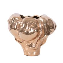 Teresina Gold Aluminum Vessel- Short