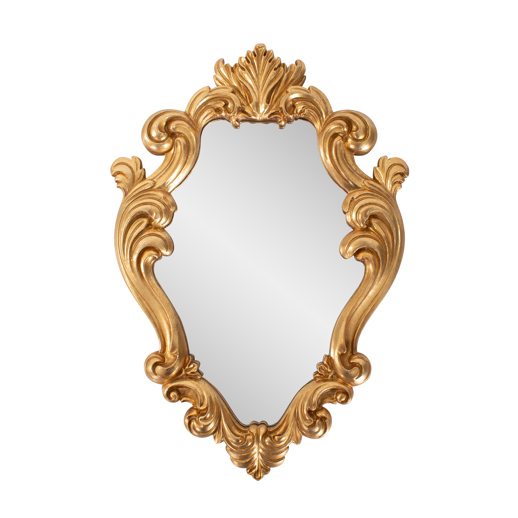  Mirrors Mirrors French D' Amboise Collection of Gold Petite Mirrors- Oblong