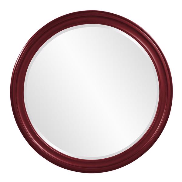 Vinyl Wall Covering Mirrors Mirrors George Mirror - Glossy Burgundy
