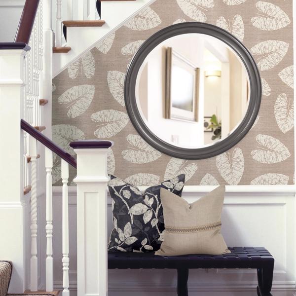 Vinyl Wall Covering Mirrors Mirrors George Mirror - Glossy Charcoal