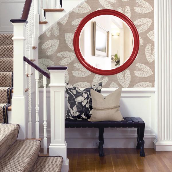 Vinyl Wall Covering Mirrors Mirrors George Mirror - Glossy Red