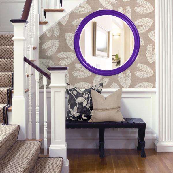 Vinyl Wall Covering Mirrors Mirrors George Mirror - Glossy Royal Purple