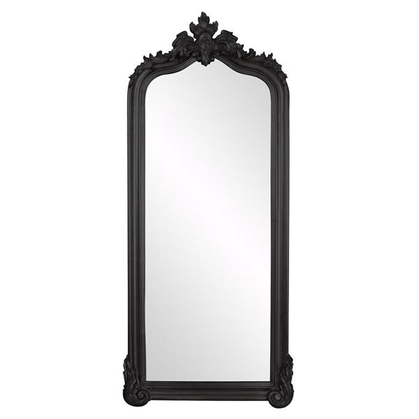 Vinyl Wall Covering Mirrors Mirrors Tudor Mirror - Glossy Black
