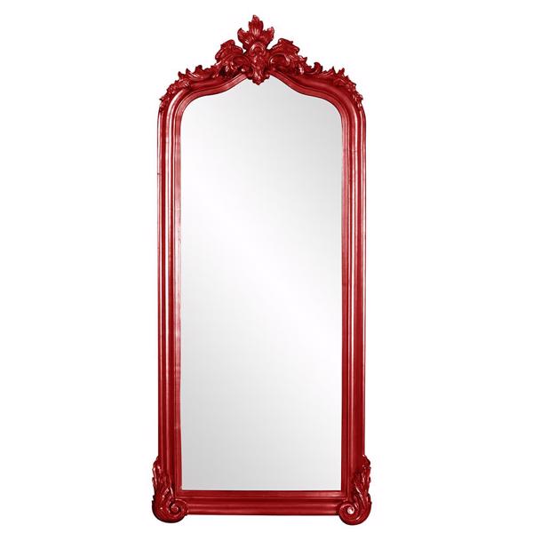 Vinyl Wall Covering Mirrors Mirrors Tudor Mirror - Glossy Red