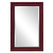 Queen Ann Mirror - Glossy Burgundy