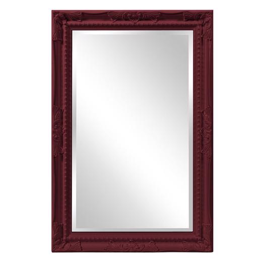  Mirrors Mirrors Queen Ann Mirror - Glossy Burgundy