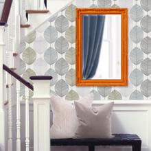 Queen Ann Mirror - Glossy Orange