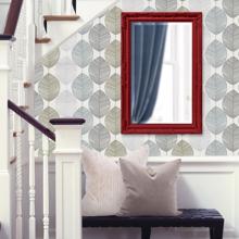 Queen Ann Mirror - Glossy Red