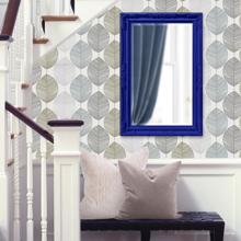 Queen Ann Mirror - Glossy Royal Blue