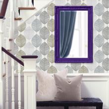 Queen Ann Mirror - Glossy Royal Purple