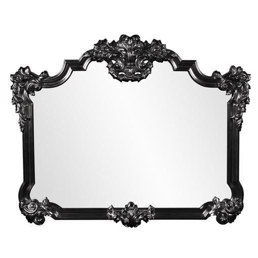  Mirrors Mirrors Avondale Mirror - Glossy Black