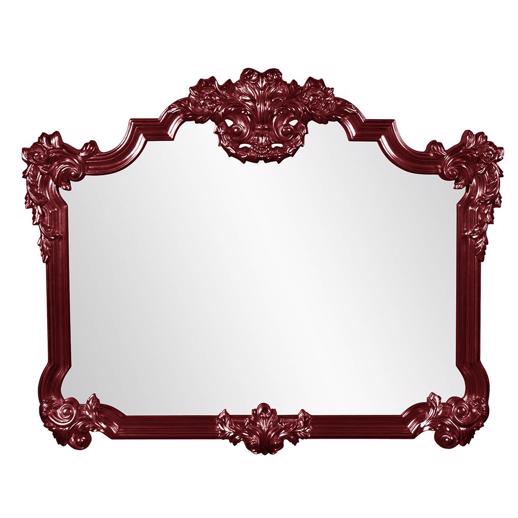  Mirrors Mirrors Avondale Mirror - Glossy Burgundy