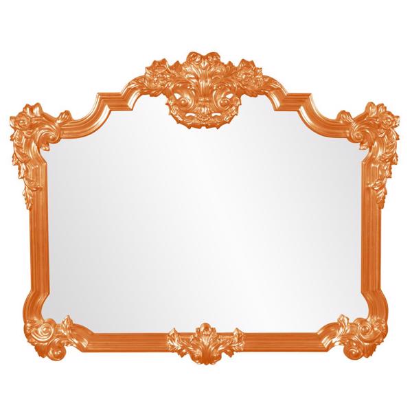 Vinyl Wall Covering Mirrors Mirrors Avondale Mirror - Glossy Orange