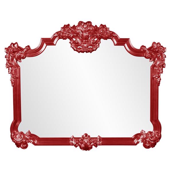 Vinyl Wall Covering Mirrors Mirrors Avondale Mirror - Glossy Red